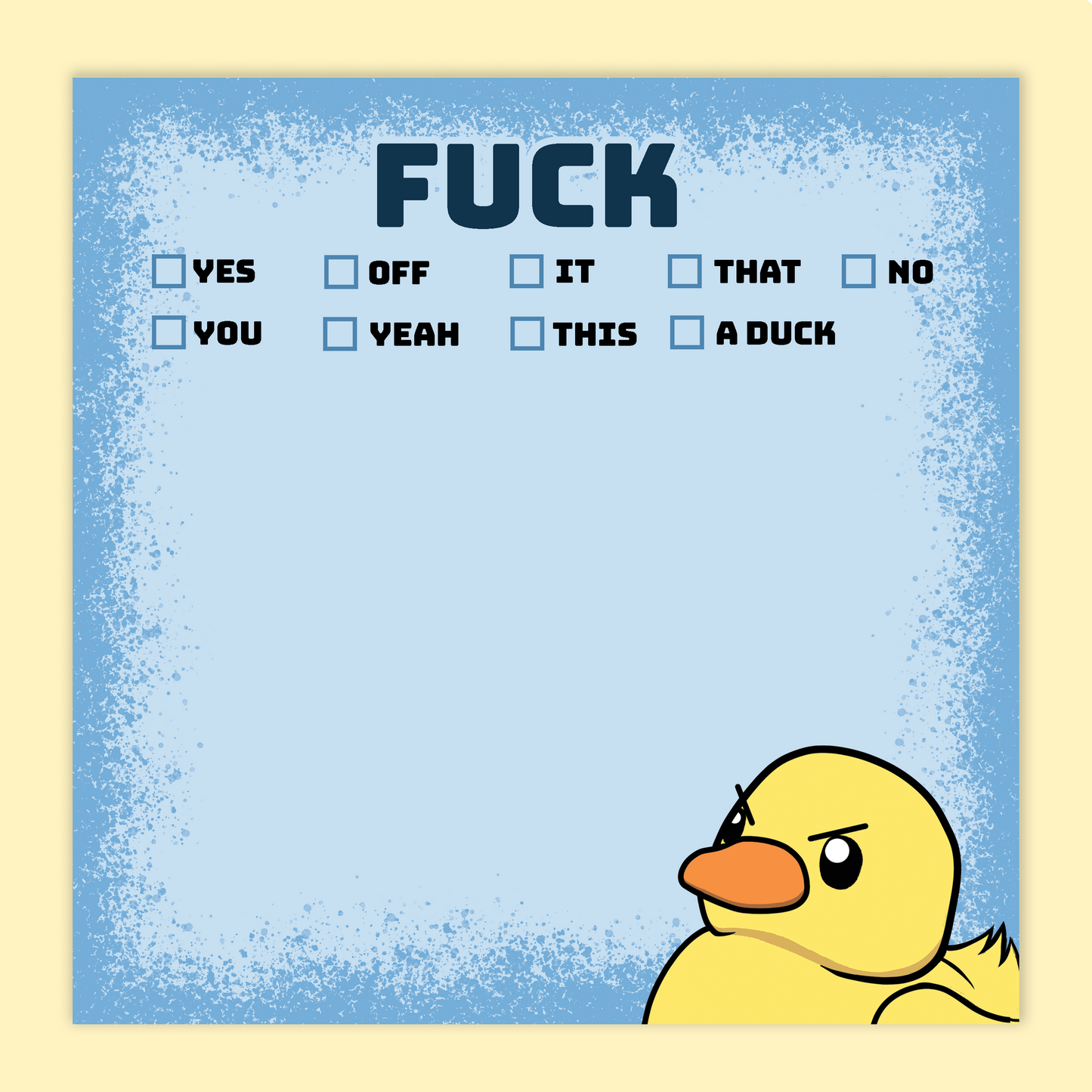 F*ck Duck Sticky Notes