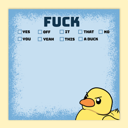 F*ck Duck Sticky Notes