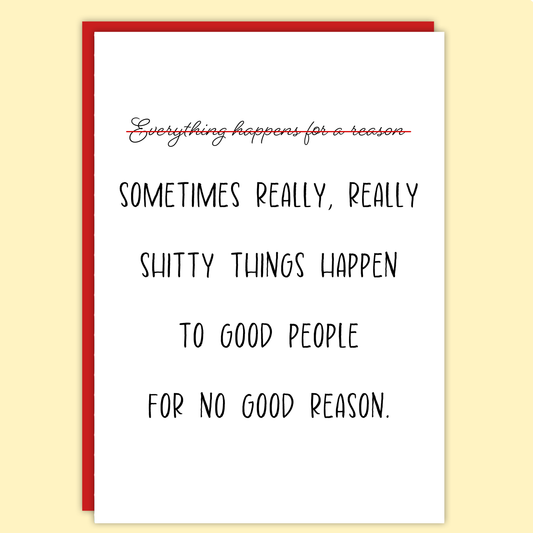 Really Shitty Things Happen Card